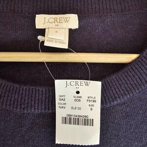 JCrew Navy Sweater NWT